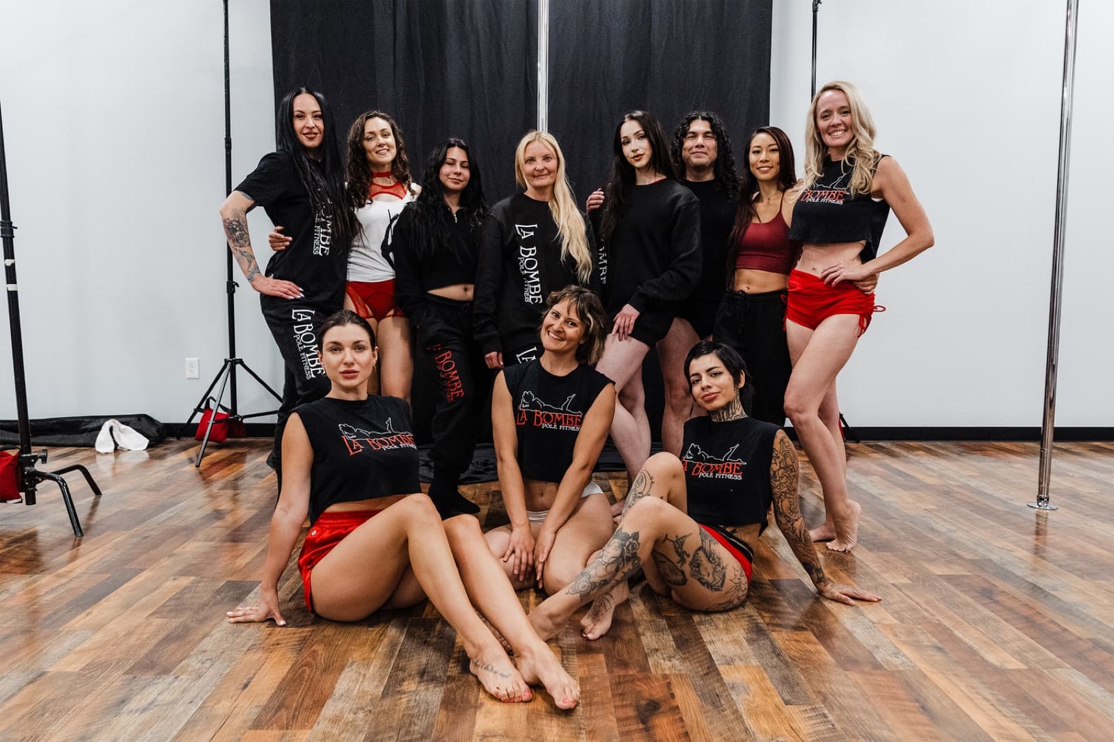 The La Bombe team inside its Salt Lake City studio